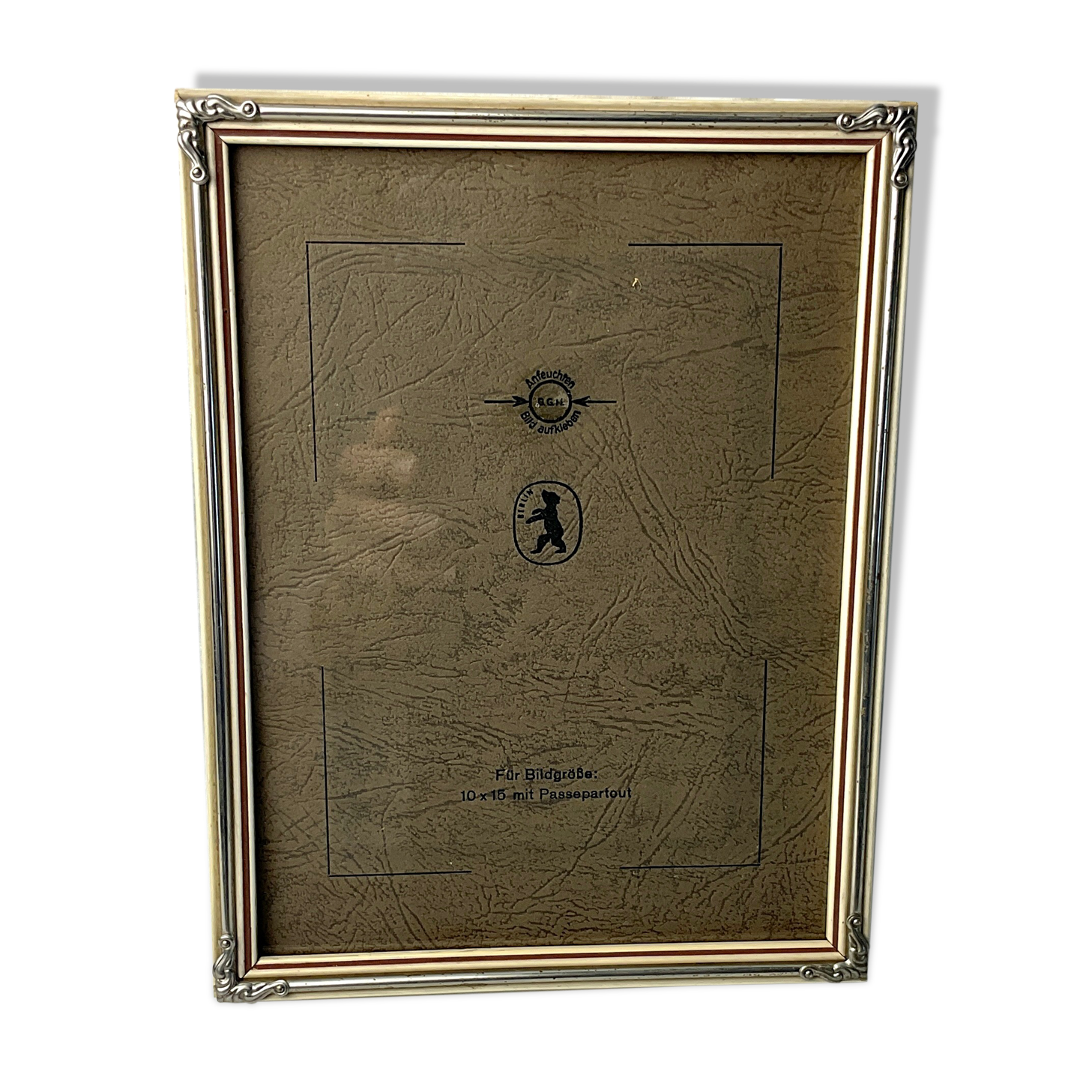 Old wooden and metal frame