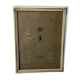 Old wooden and metal frame