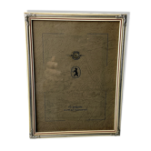 Old wooden and metal frame