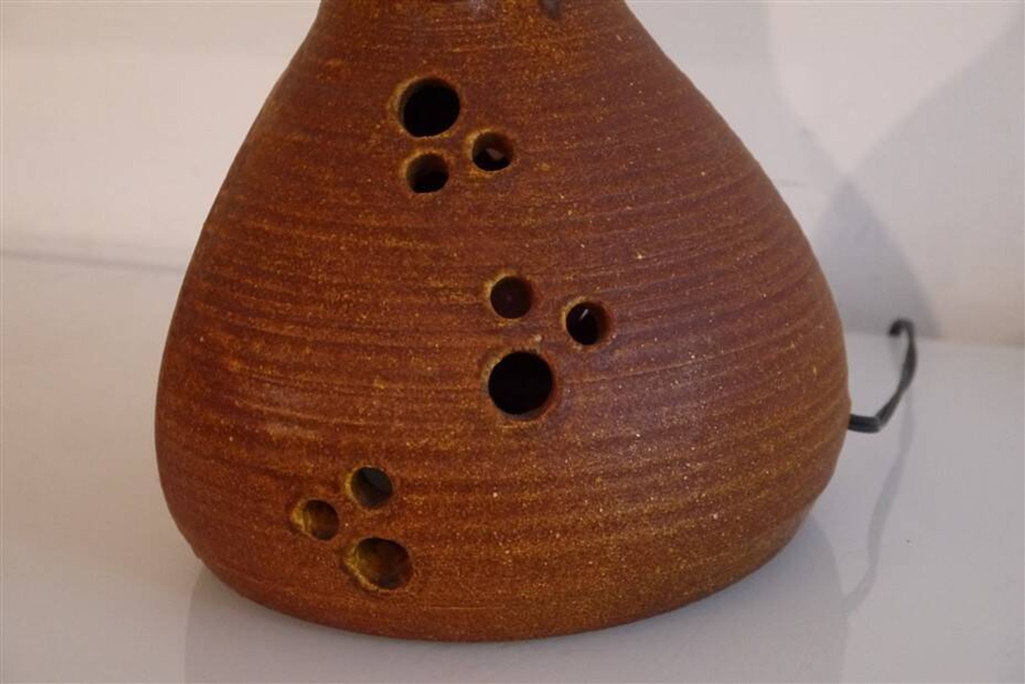 Lampe en cderamique des potiers d'Accolay