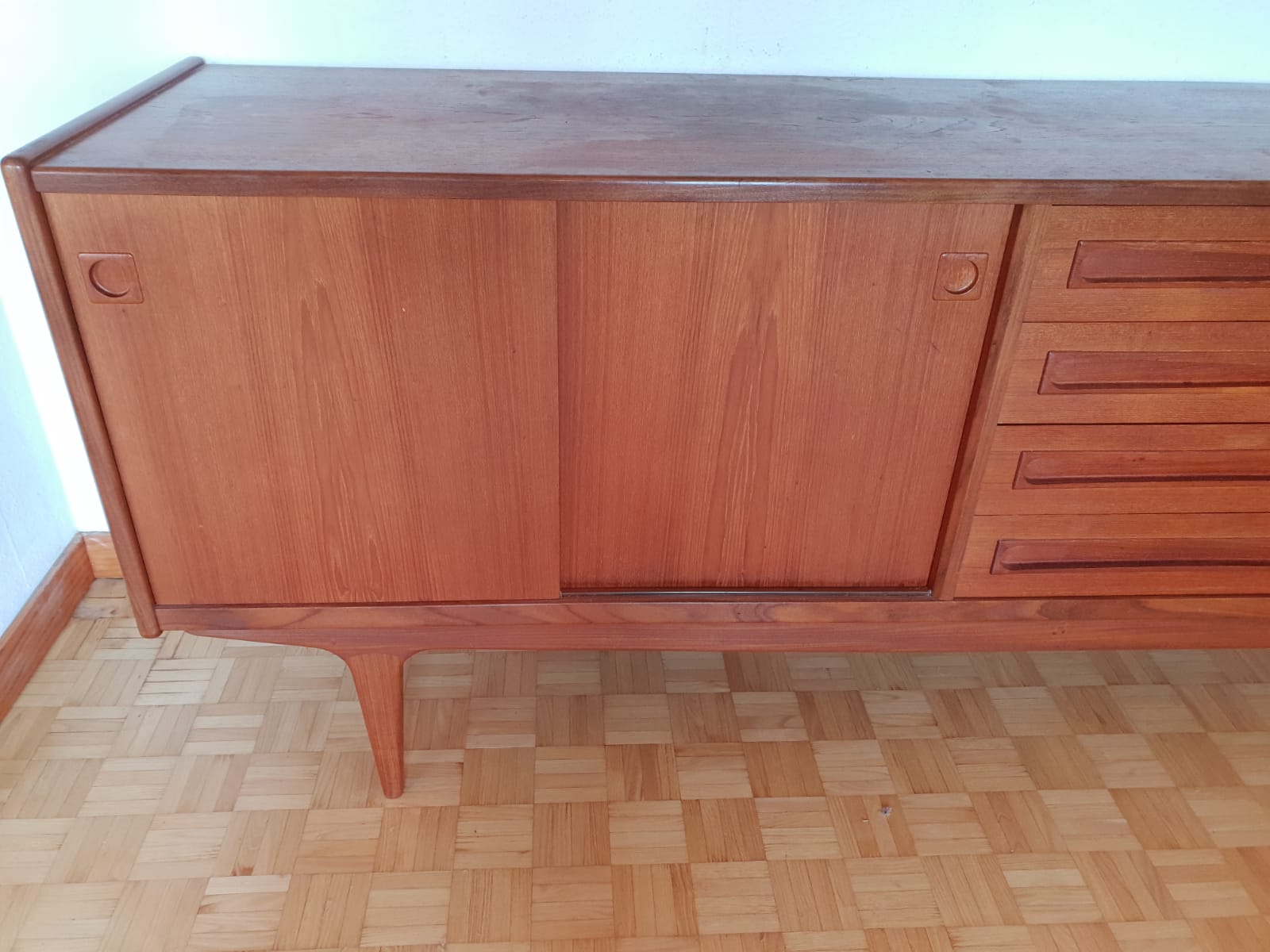 Enfilade scandinave en teck