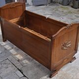 Child bed wood décor bird