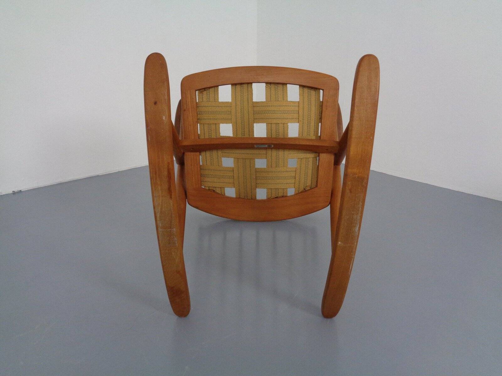 Teak Rocking Chair by Frank Reenskaug for Bramin, Denmark, 1960s