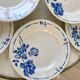 set of 8 St Amand dessert plates Gilbert model 50s