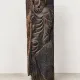 Ancient carved wooden panel – Religious figure in bas-relief