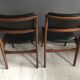 2 x vintage danish dining chairs