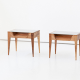 Suite of 2 vintage by F.lli Strada bedside tables
