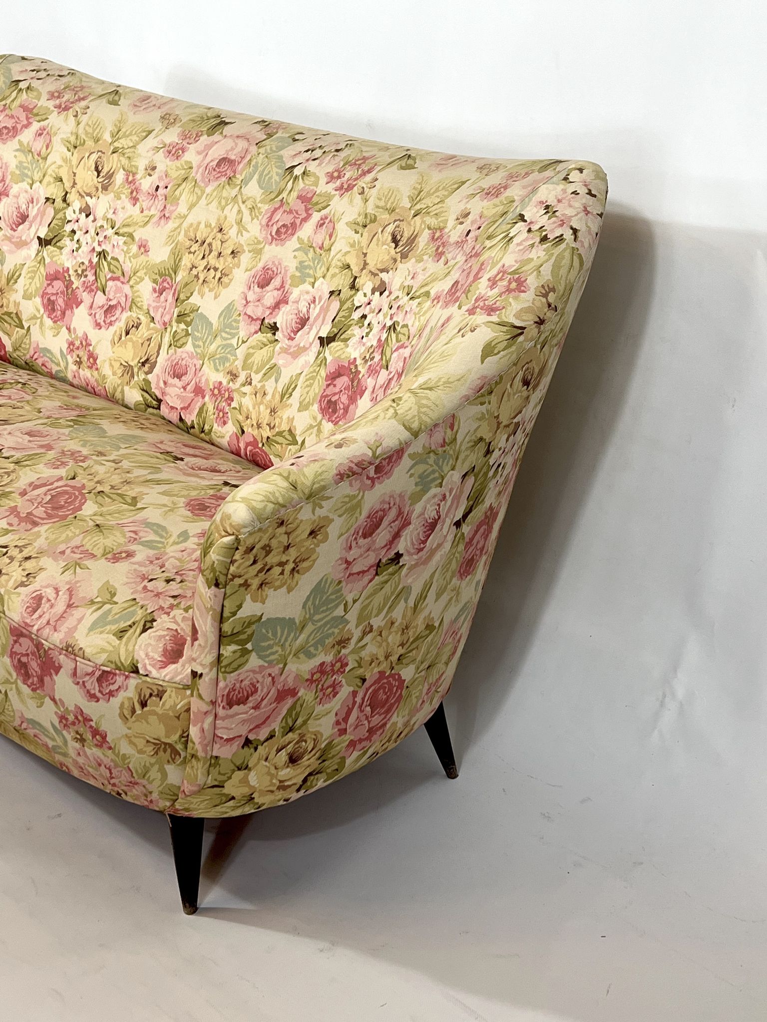 Mid-century Italian two-seater sofa