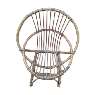 Rattan armchair