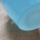 Vintage turquoise glass vase