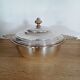 Art Deco silver metal vegetable dish