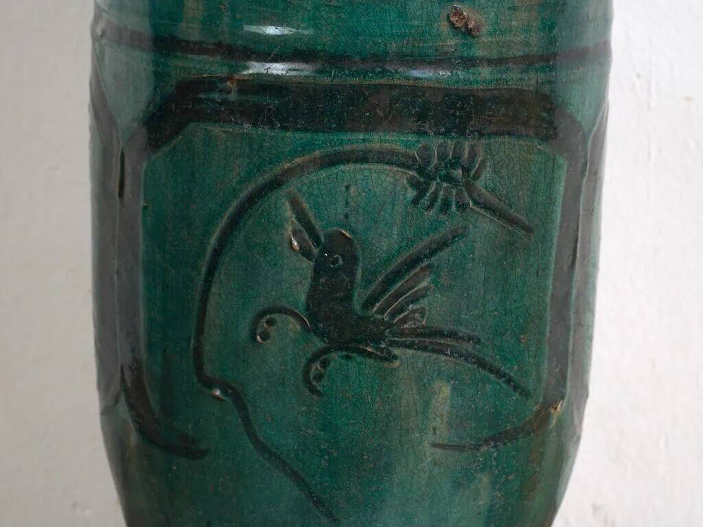 Antique enamelled vase (circa 1820) #36