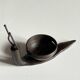 Brutalist vintage snail shape candle holder
