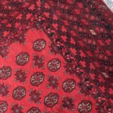 Antique Afghan Ersari handmade rug 208 x 288 cm 1920s