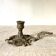 Antique style thumb candle holder