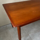 Vintage teak scandinavian signed table