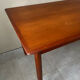 Vintage teak scandinavian signed table