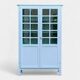 Armoire parisienne vitrée vintage 1960