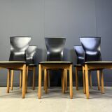 Vintage Pelope dining chairs by Francesco Binfarè for Cassina, 1990s