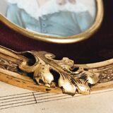 Ancient miniature painting on signed ivory