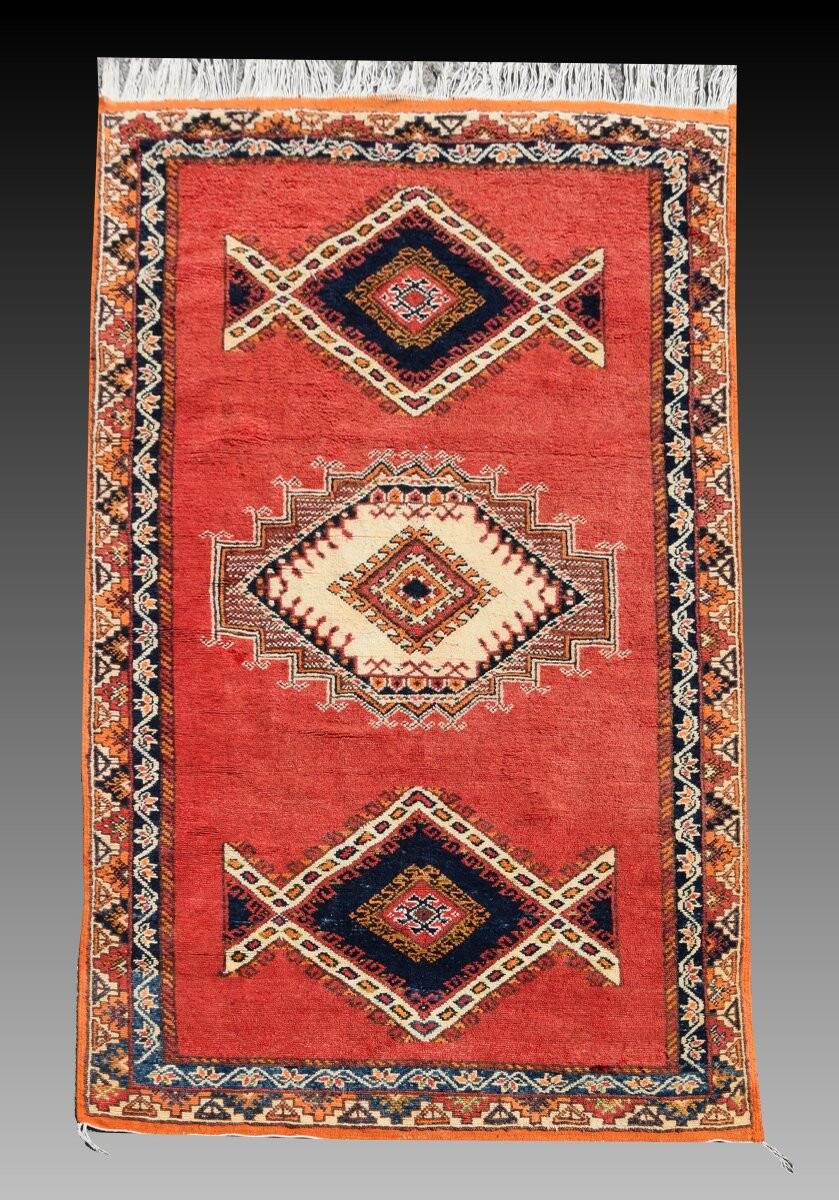 Moroccan Carpet (Taznakht), Middle Atlas: 150x250 cm "Galerie Sardje"