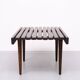 1960's Mid-Century Modern Danish Style Wood Slat Coffee Table or bench