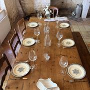Flat plates Jules Vieillard Bordeaux in ironstone