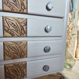 Commode art déco avec pieds moustaches