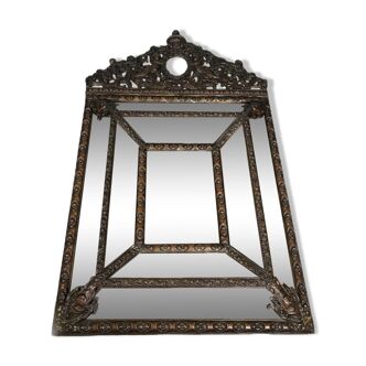 Louis XIV style mirror with glazing beads