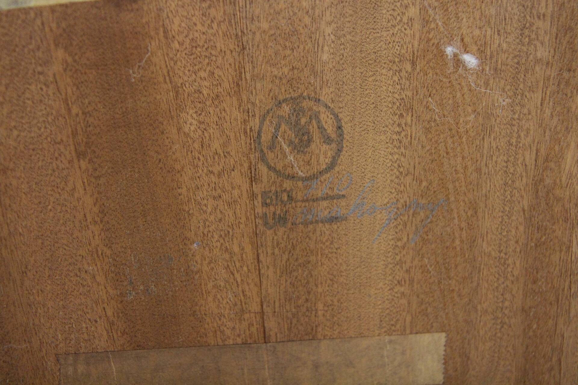 Secrétaire scandinave en acajou, Bräntorps, Suède, 1960