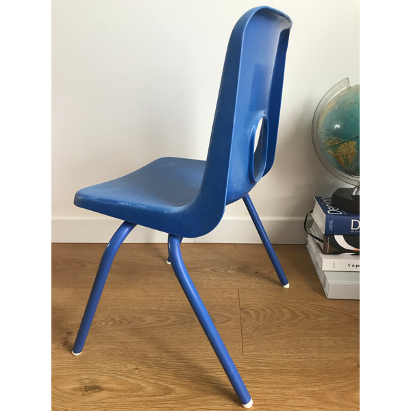 Chaise Enfant Vintage Bleue Par Robin Day Pour Ikea Selency Chaise Enfant Vintage Bleue Par Robin Day Pour Ikea Selency