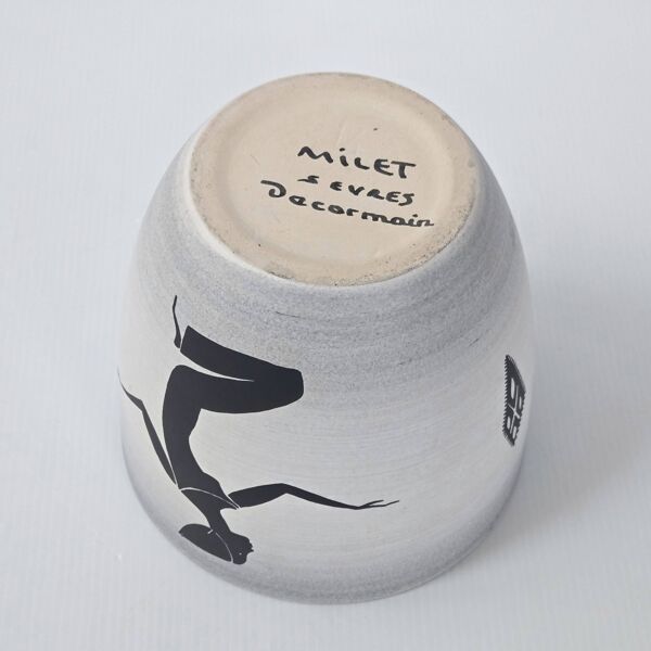 Cache-pot Milet vintage 1950