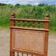 Antique set 6 - cane chair oak