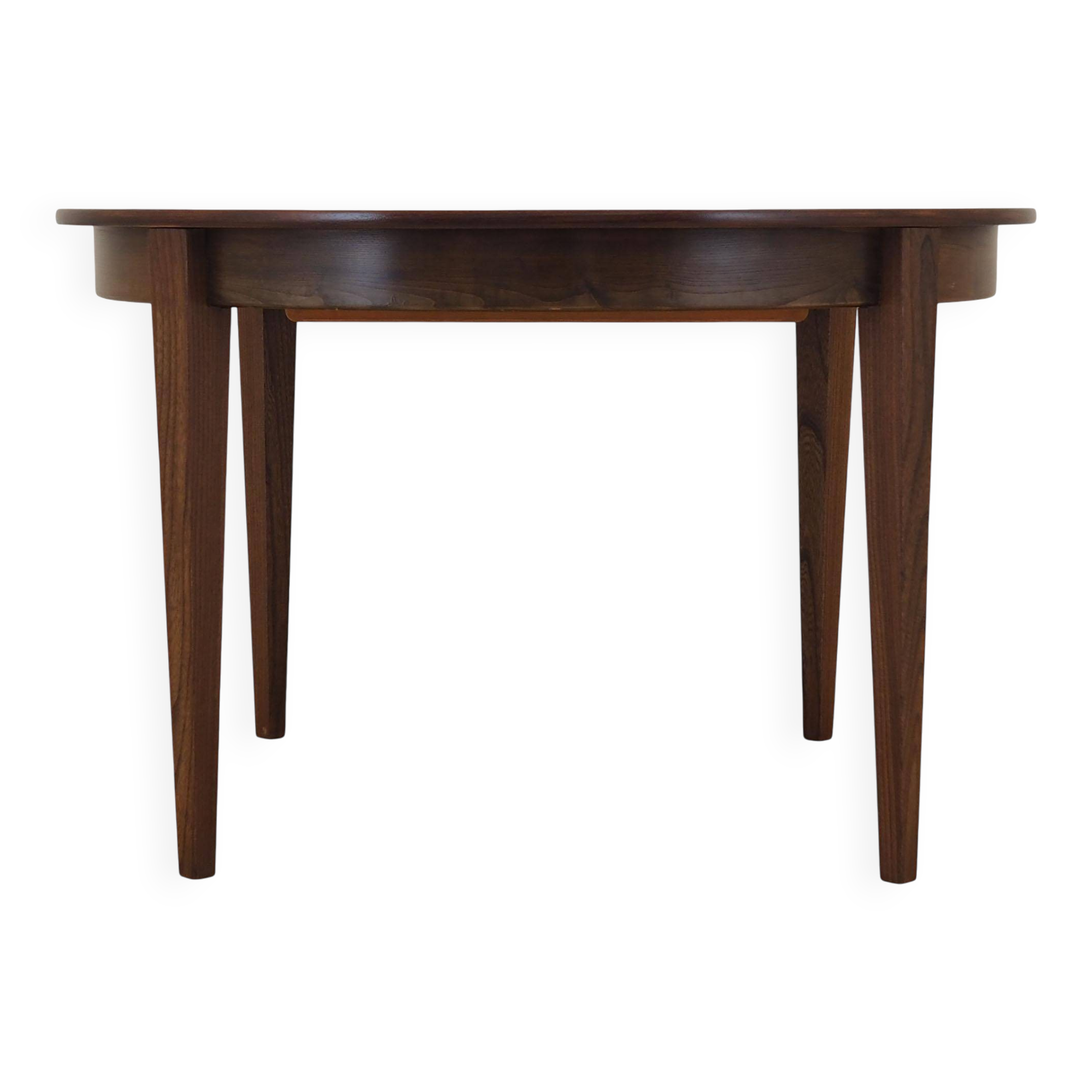 Round rosewood table, Danish design, 1970s, production: Denmark