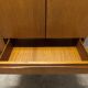 Scandinavian wardrobe 1960 teak 4 doors, 3 drawers, 2keys