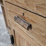 Old Art Deco teak desk