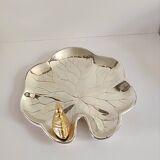 Un vide poche Lancel en métal argenté.