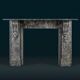 Victorian grey St Anne marble corbel fireplace surround