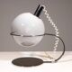 Italian design chrome and glass table lamp, 1960