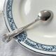6 Small Vintage Rocaille Style Spoons