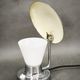 Josef hůrka bauhaus chrome and opaline glass table lamp for napako, 1940s