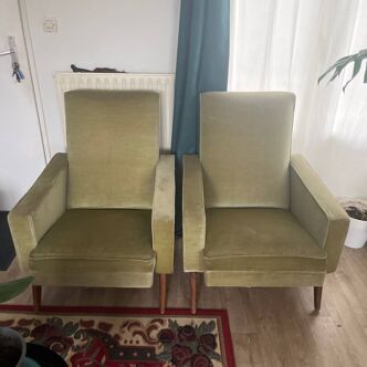 Pair of period armchairs from the 1950s