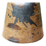 Vase bouteille en grés piryté, signé Jean Linard (1931-2010)