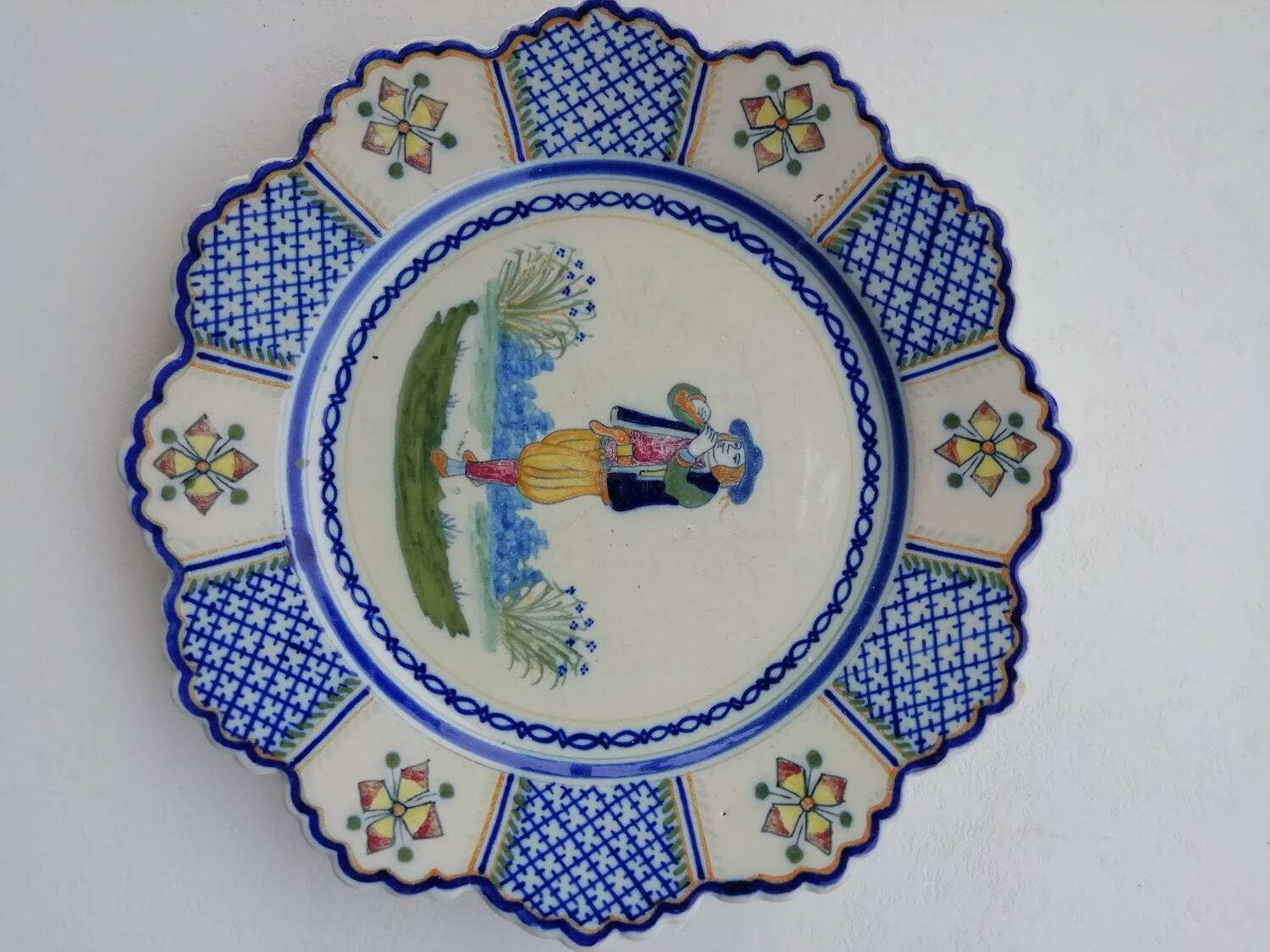 Henriot Quimper Plate