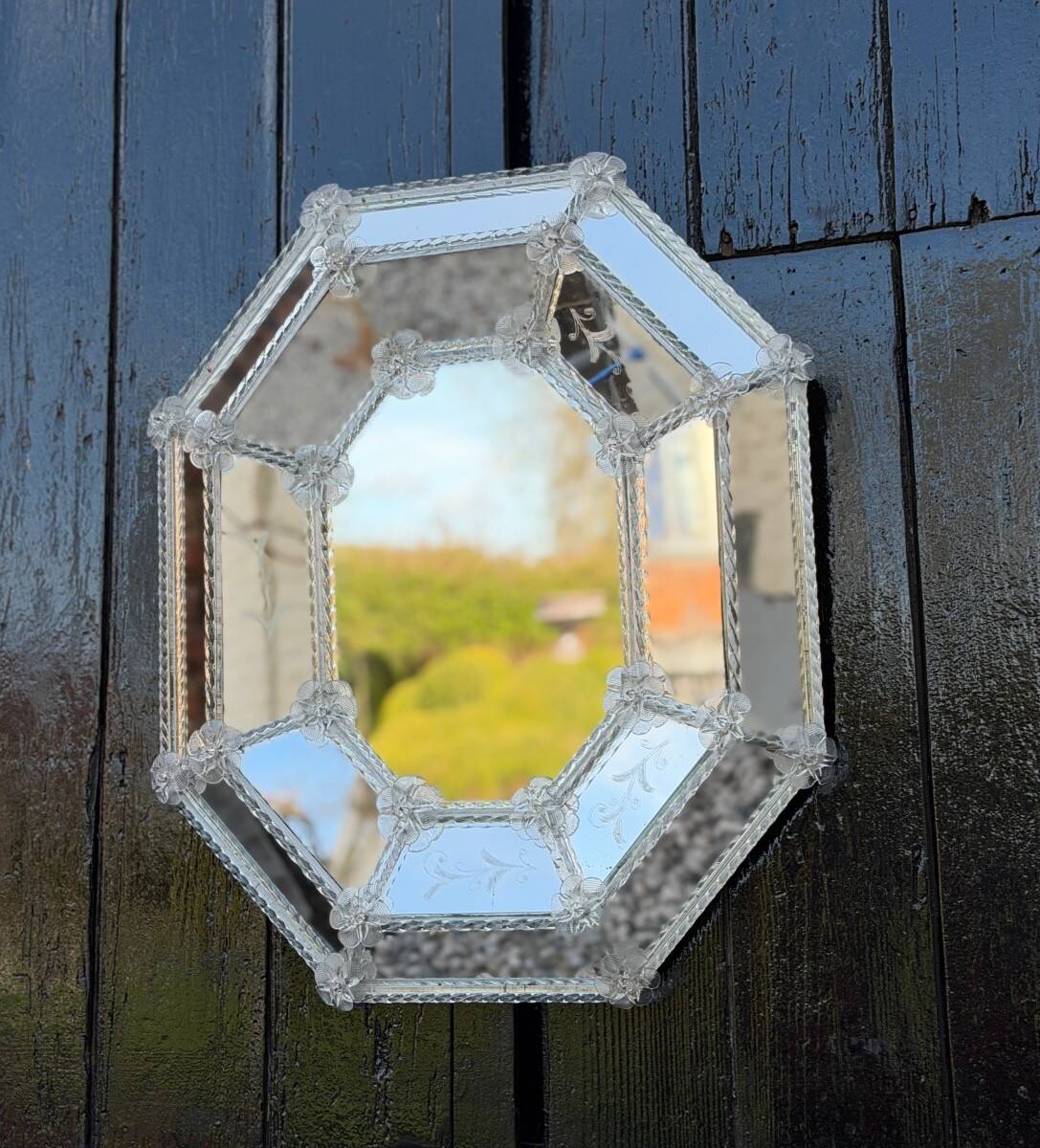 Venetian mirror made of Murano glass, circa 1930