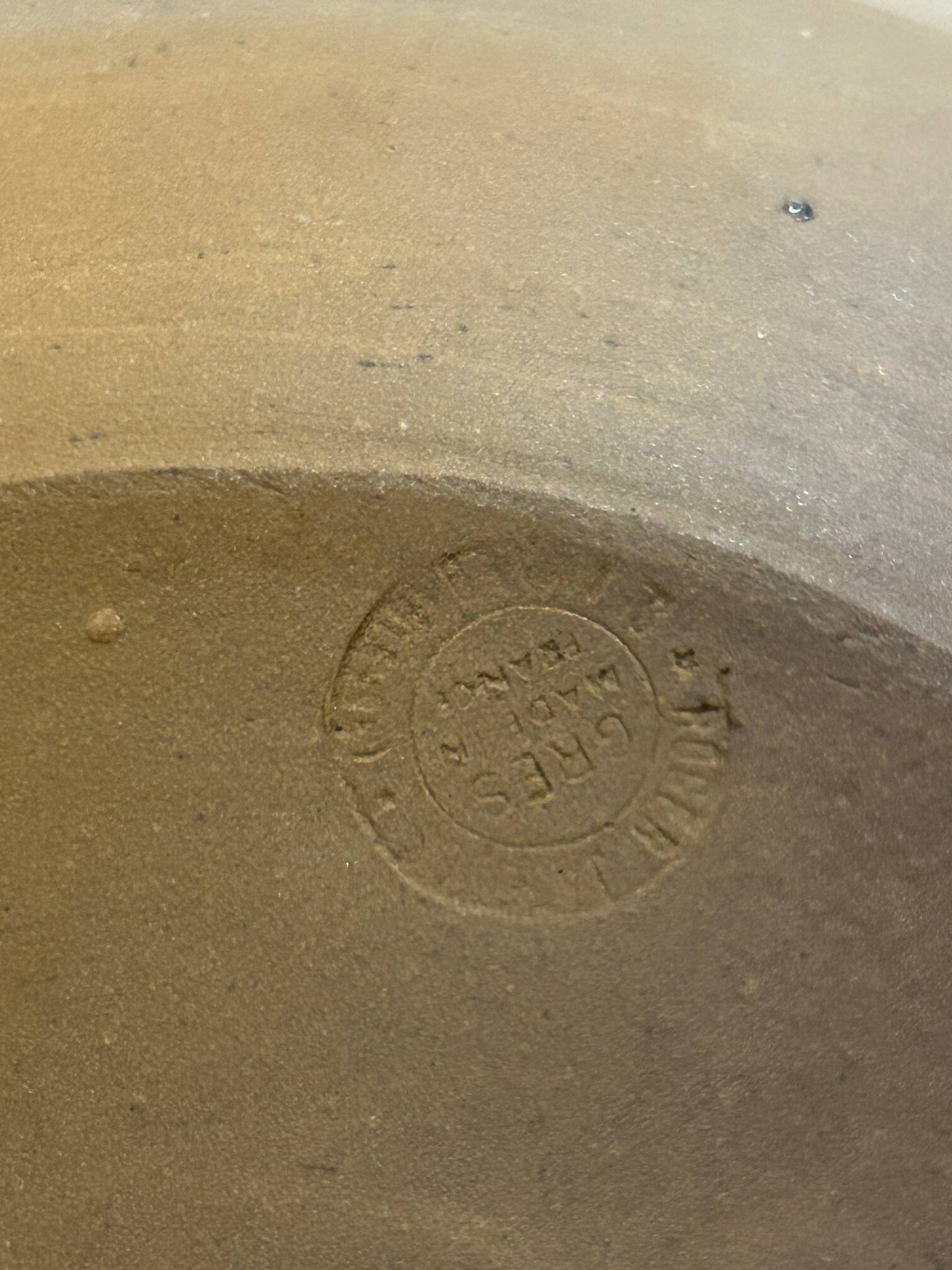 stoneware dish Roger Jacques Puisaye