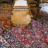 Regency-style armchair pair /Charles X