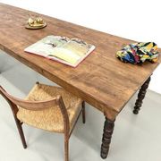 Table de ferme de 4 mètres en pin massif, vers 1900