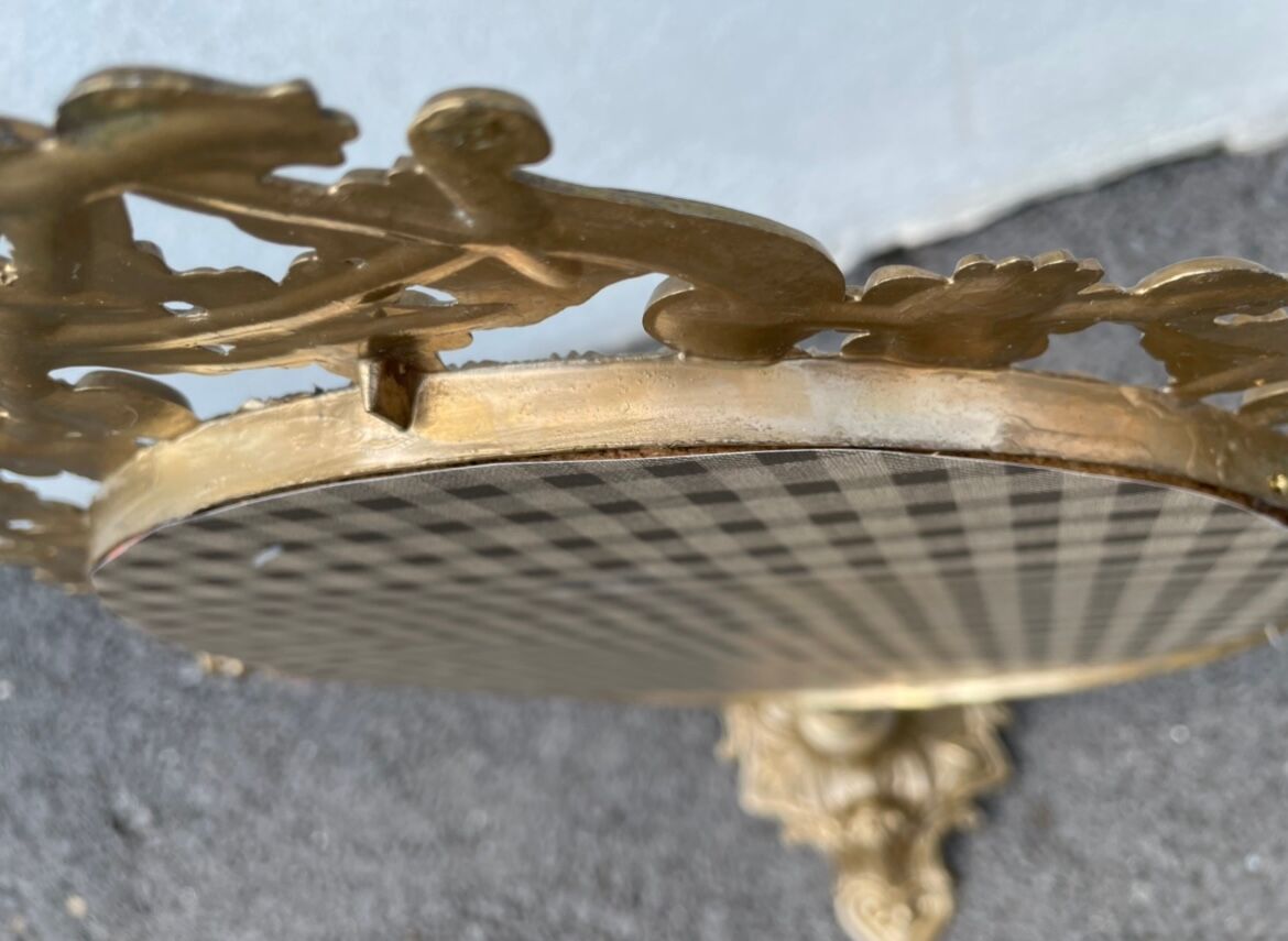 Golden mirror 21x50cm