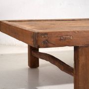 Kang table, antique pine wood – China, circa 1930